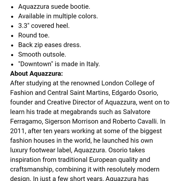 NWOB Aquazzura Firenze Purple Bootie (36) - Picture 7 of 7